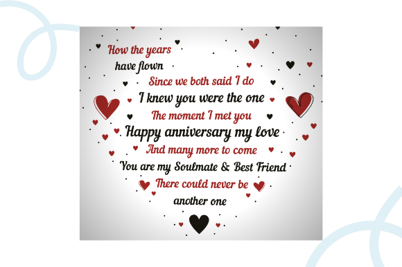 Review: GIFT for HUSBAND WIFE HEART KEEPSAKE Design