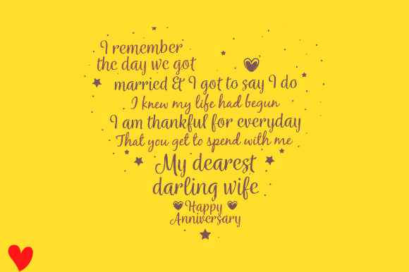 Review: Happy Anniversary Wedding Anniversary Design