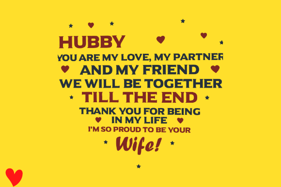 Review: Husband Hubby Gift Novelty Heart Love Design