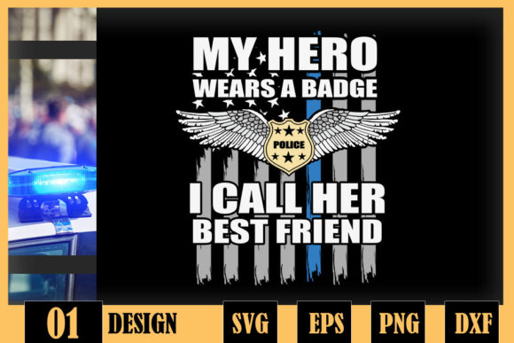 Review: Police Badge Best Friend Design for Embroidery