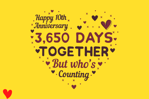 Reviewing CELEBRATE 10TH WEDDING ANNIVERSARY for Real Embroidery