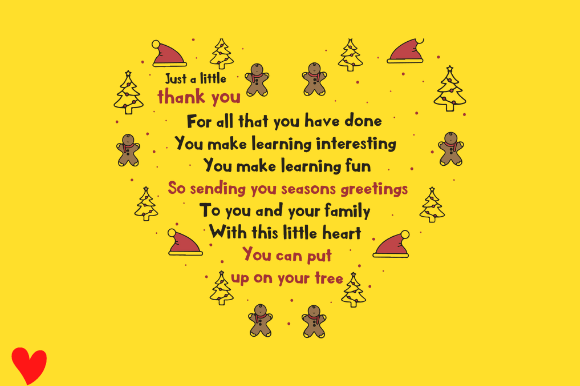 Reviewing the XMAS TEACHER Graphic Design for Embroidery