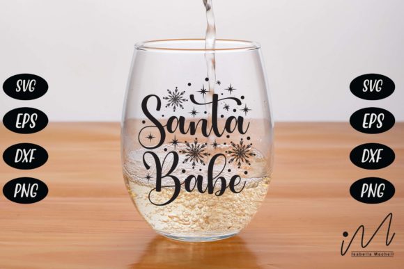 Santa Baby SVG: A Designer's Take on Holiday Embroidery
