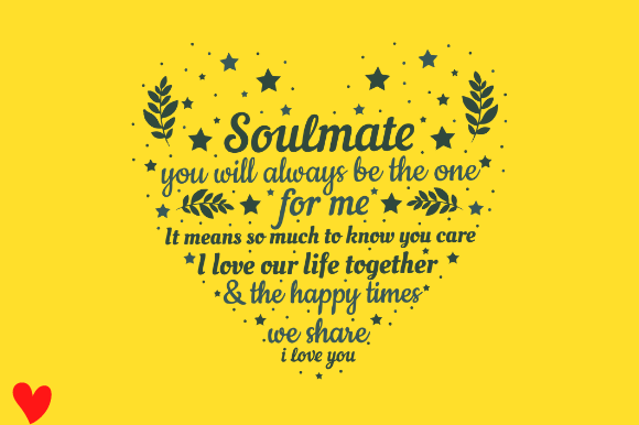 Soulmate Valentine's Day Anniversary Xmas Design Review